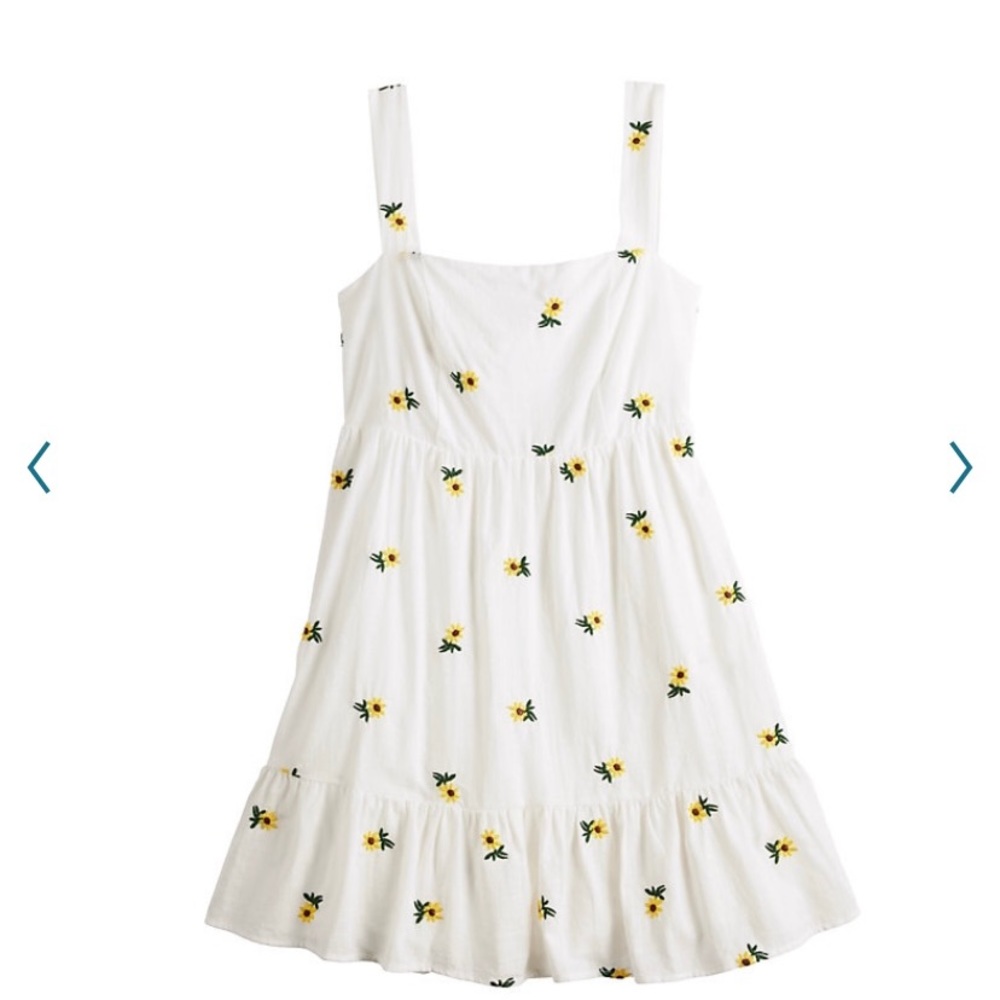REWIND sunflower print dress